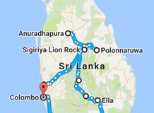 itinéraire sri lanka en 2 semaines