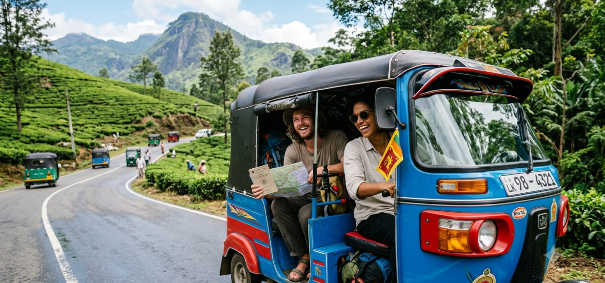 Louer un tuktuk au Sri Lanka
